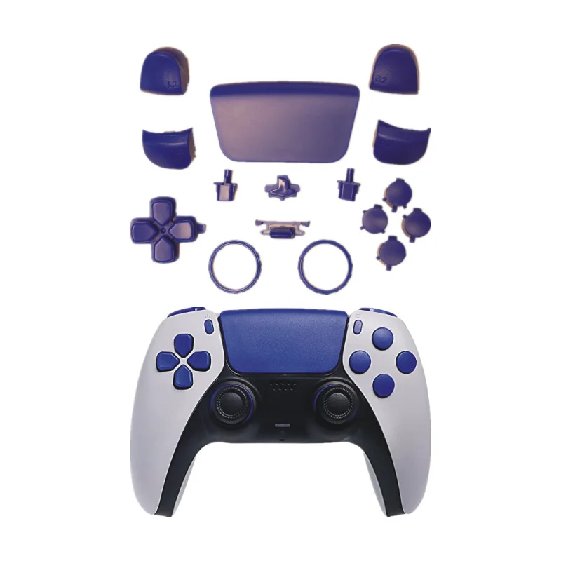 Replacement D-pad R1 L1 R2 L2 Triggers Share Options Face Buttons for DualSense 5 PS5 - Gallery Image 6
