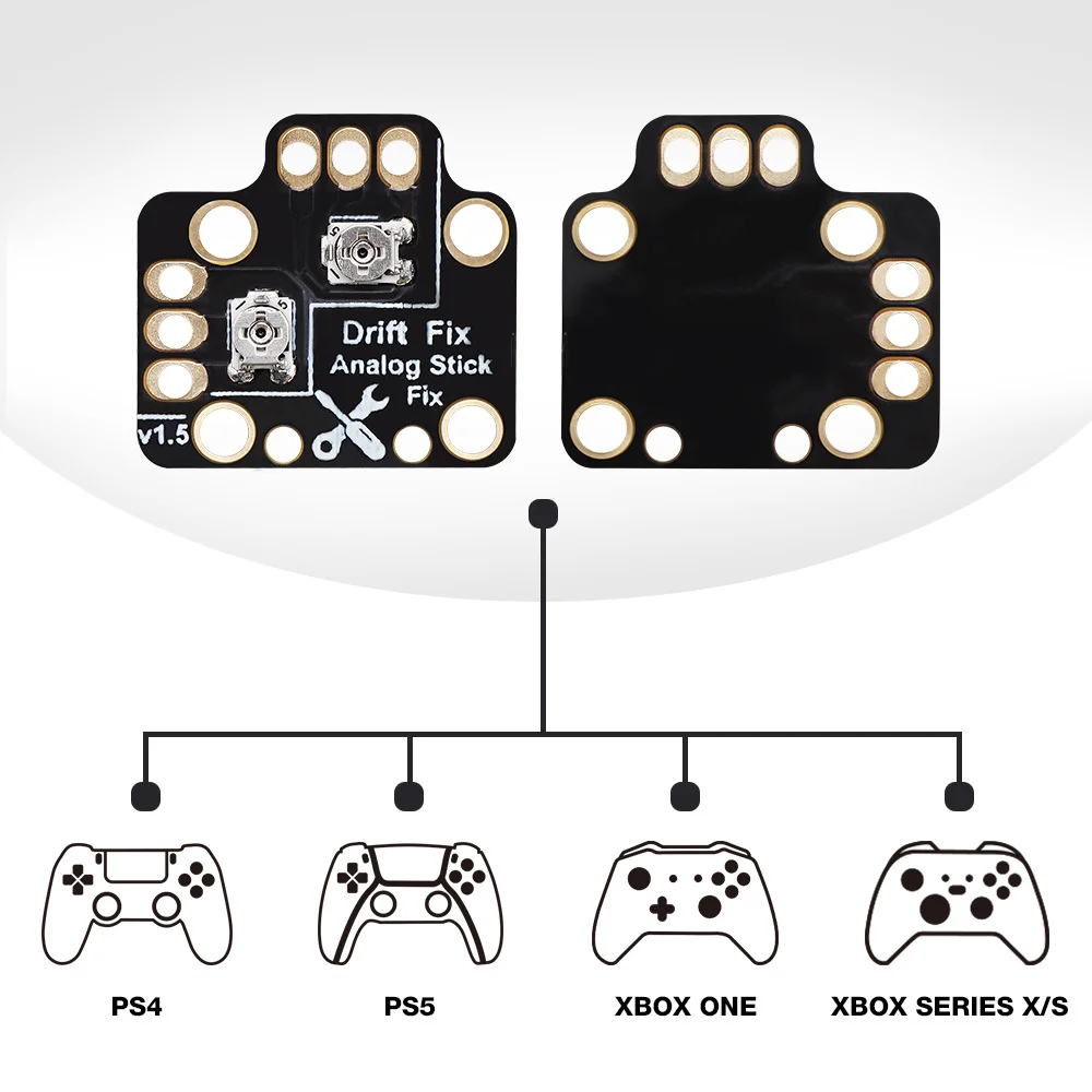 3D Joystick Drift Fix Analog Stick Fix Board for PS4 PS5 Xbox One Xbox Series Controllers - Gallery Image 2