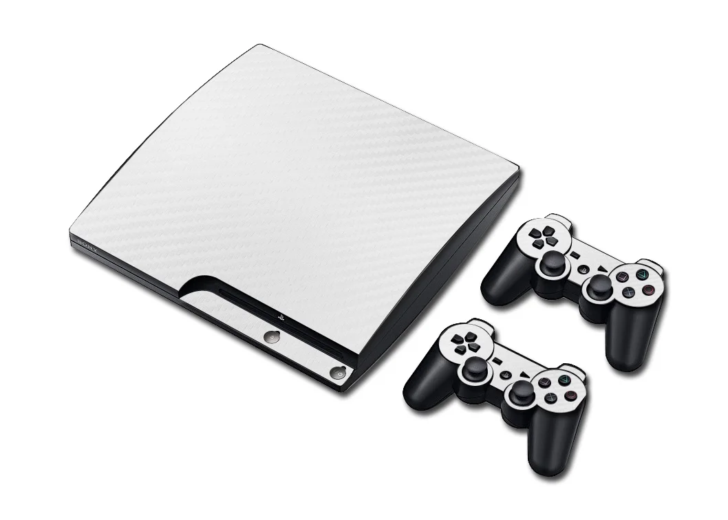 Full Body Protective Vinyl Decal Cover Wrap Set for PS3 Slim Console & Controller - SKU Option 7