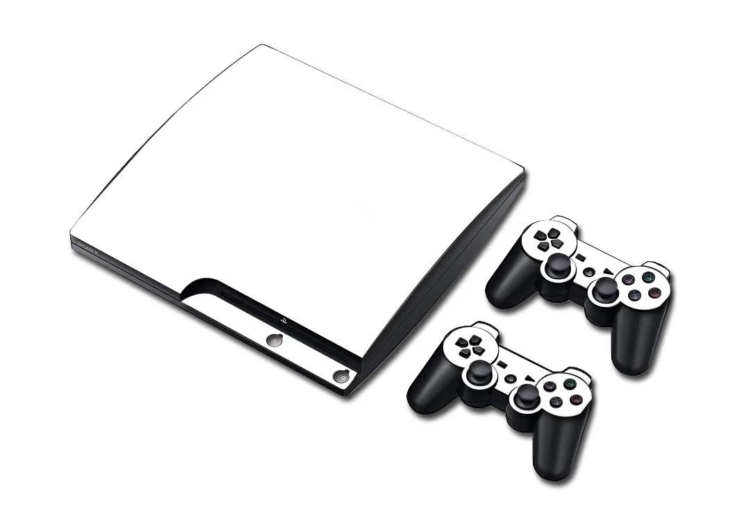 Full Body Protective Vinyl Decal Cover Wrap Set for PS3 Slim Console & Controller - SKU Option 8