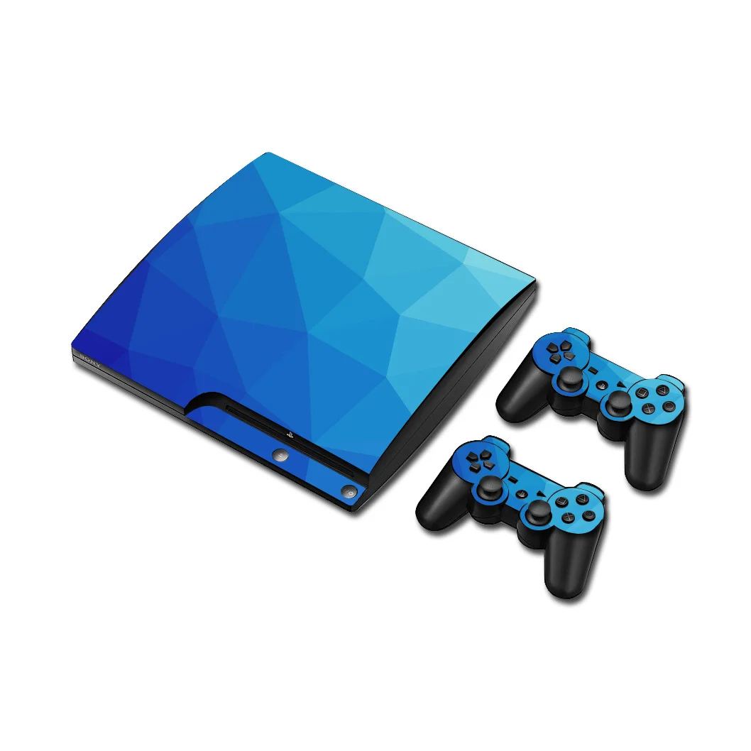 Full Body Protective Vinyl Decal Cover Wrap Set for PS3 Slim Console & Controller - Gallery Image 6