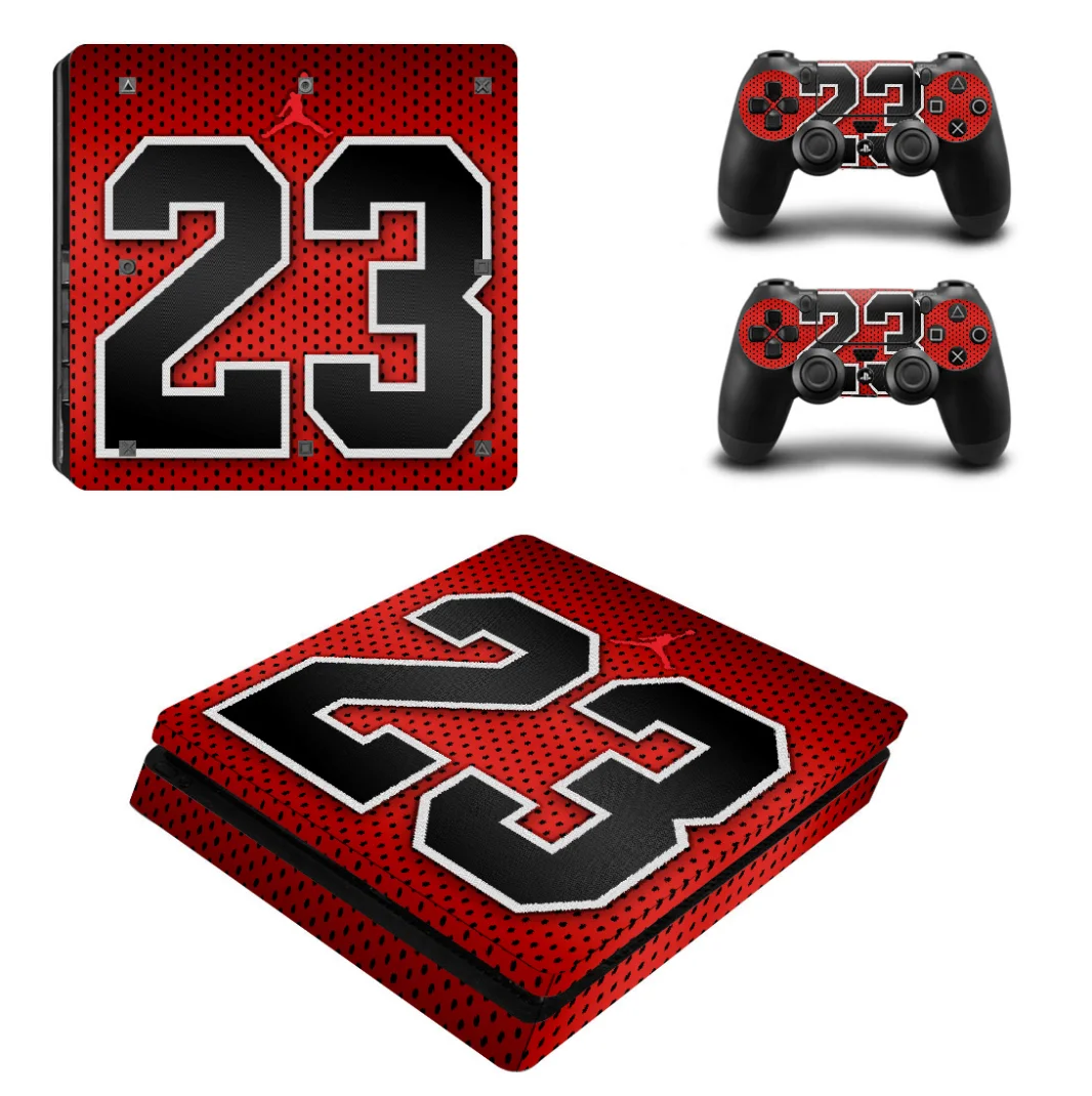 Full Body Gaming Vinyl Skin Decal Wrap Set for PS4 Slim Console & Controllers - Gallery Image 2