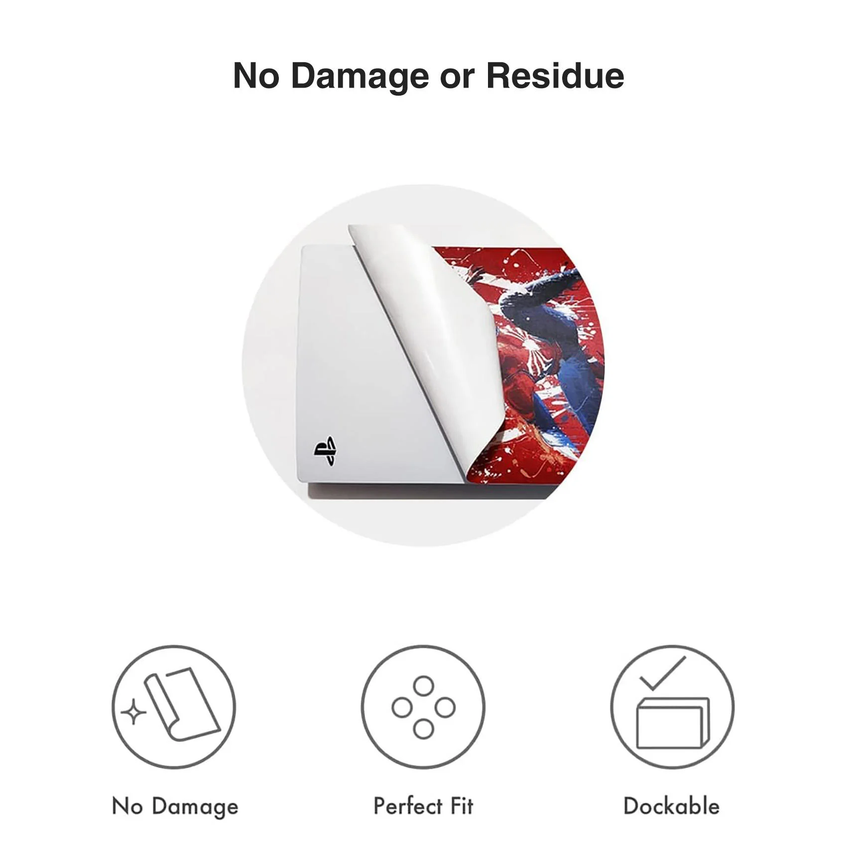 Full Body Gaming Vinyl Skin Decal Wrap Set for PS4 Slim Console & Controllers - Gallery Image 6