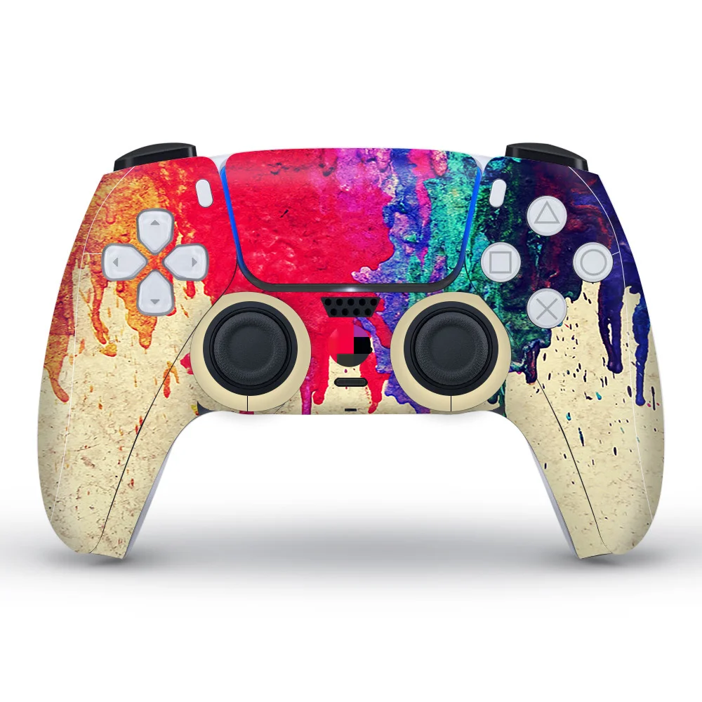 Precision Cut Scratch-Resistant Vinyl Skin Sticker for PS5 DualSense Controller