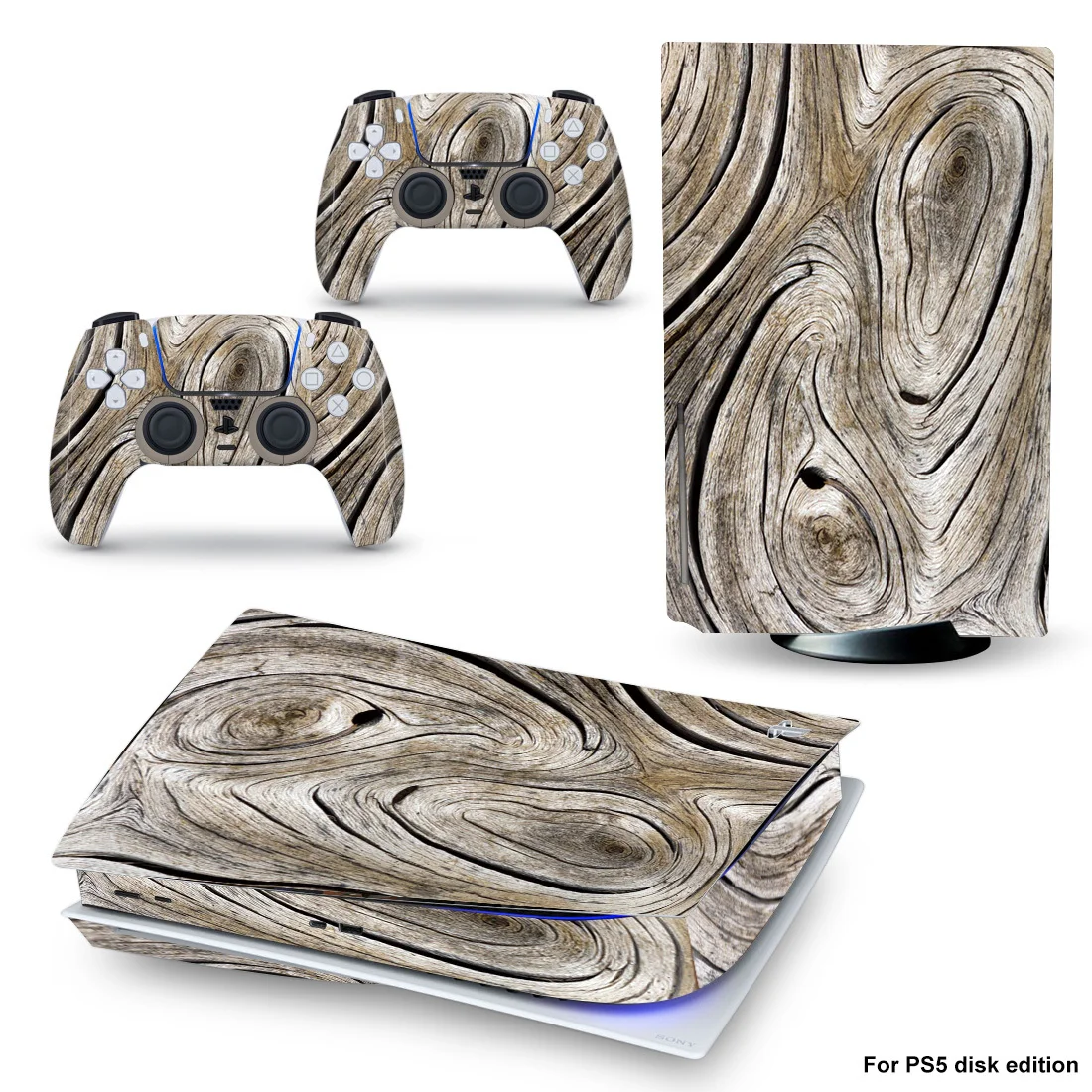 Full Body Anti-Scratch Vinyl Skin Decal Set for PS5 Original Console (Disc & Digital) - SKU Option 3