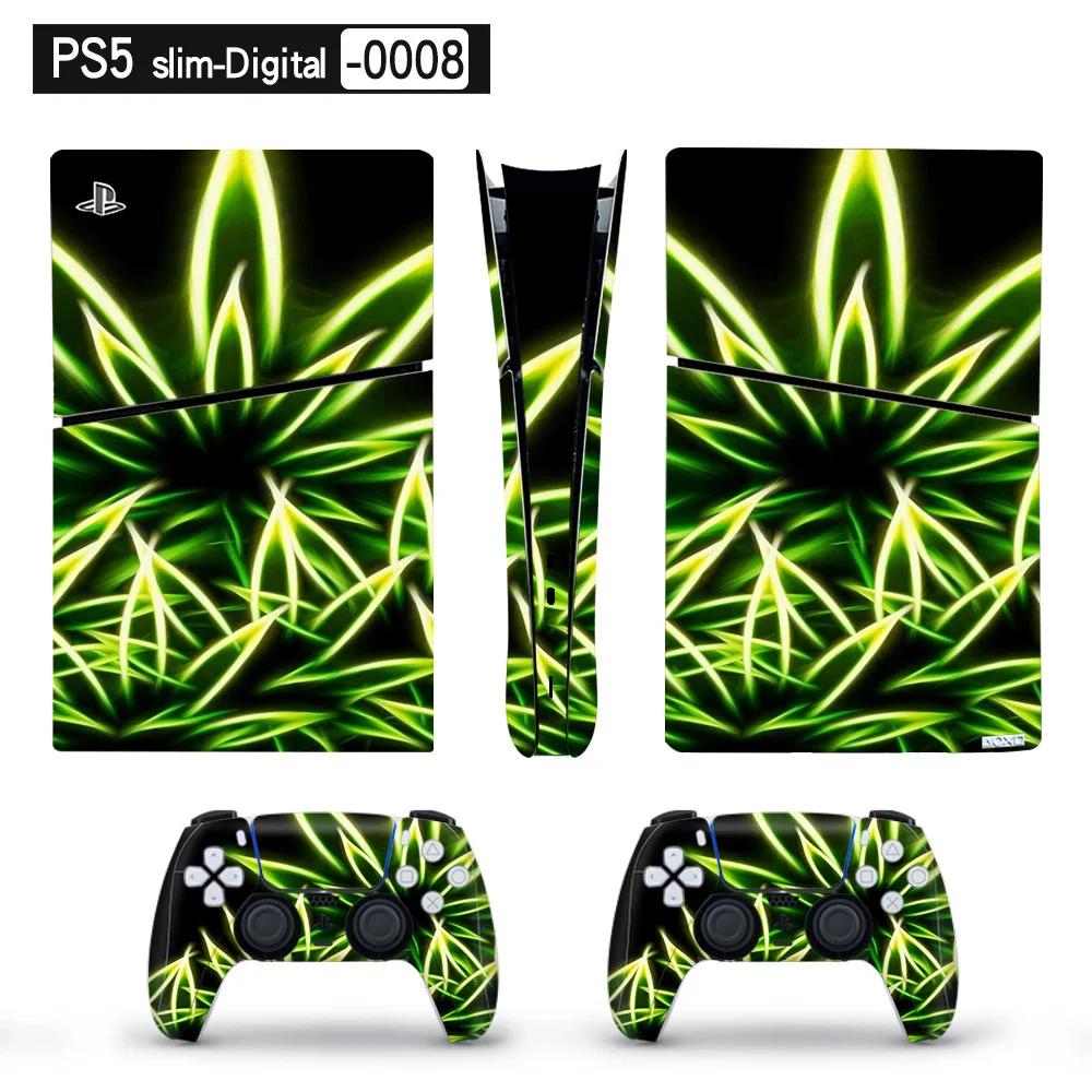 Full Body Premium Vinyl Skin Decal Wrap for PS5 Slim Console (Disc & Digital) - SKU Option 1