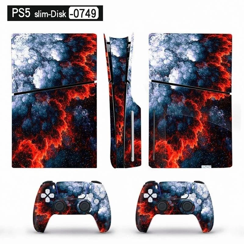 Full Body Premium Vinyl Skin Decal Wrap for PS5 Slim Console (Disc & Digital) - Gallery Image 6