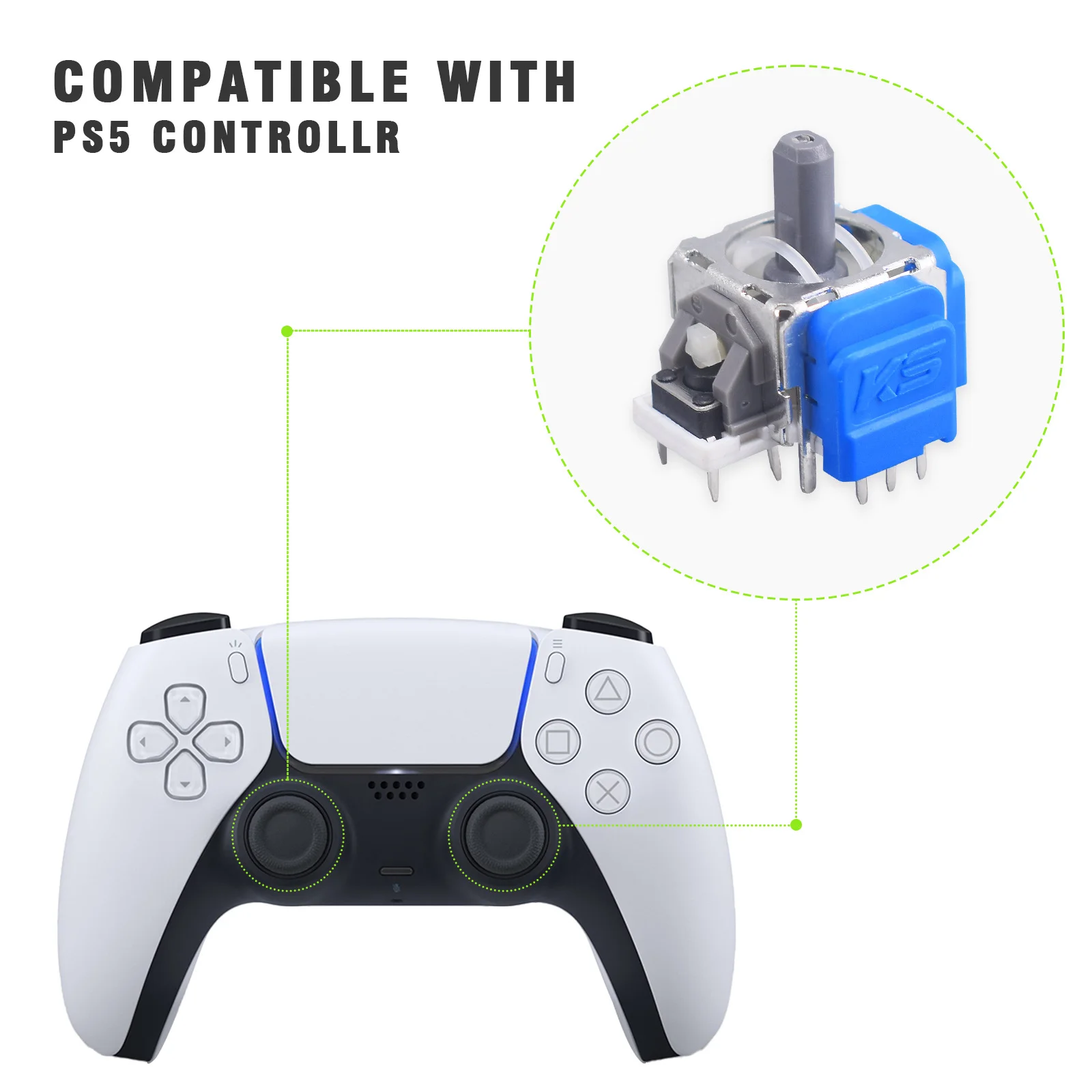 K-Silver High-Precision TMR Magnetic Resistance Analog Joystick Sensor - Gallery Image 6
