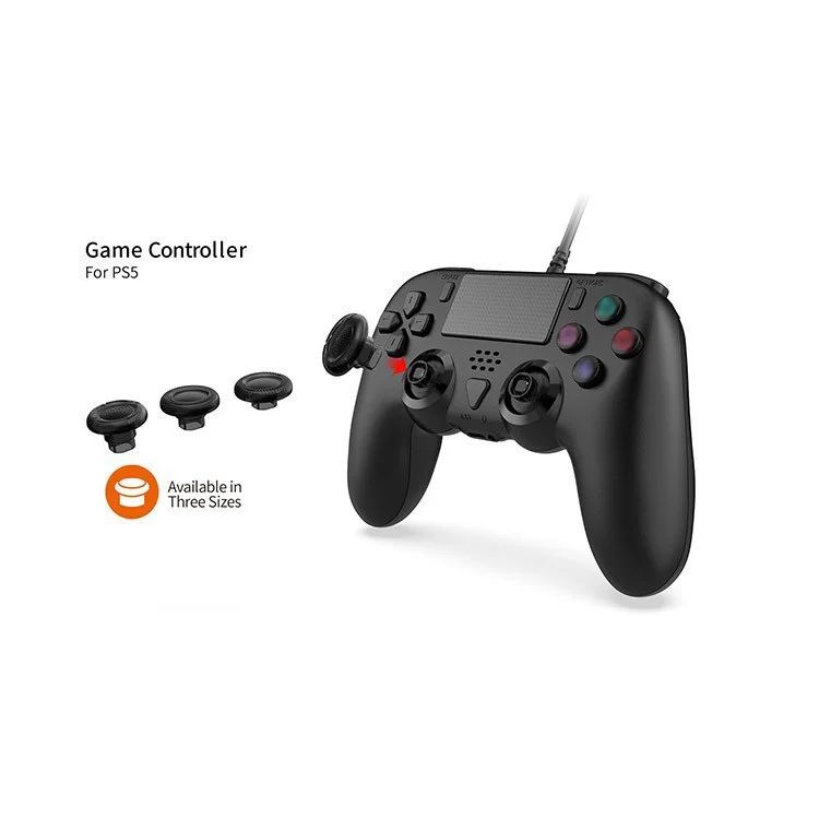 PS5 Pro Wired Controller Sensor Vibration Full Functions Except Haptic Feedback Adaptive - Gallery Image 4