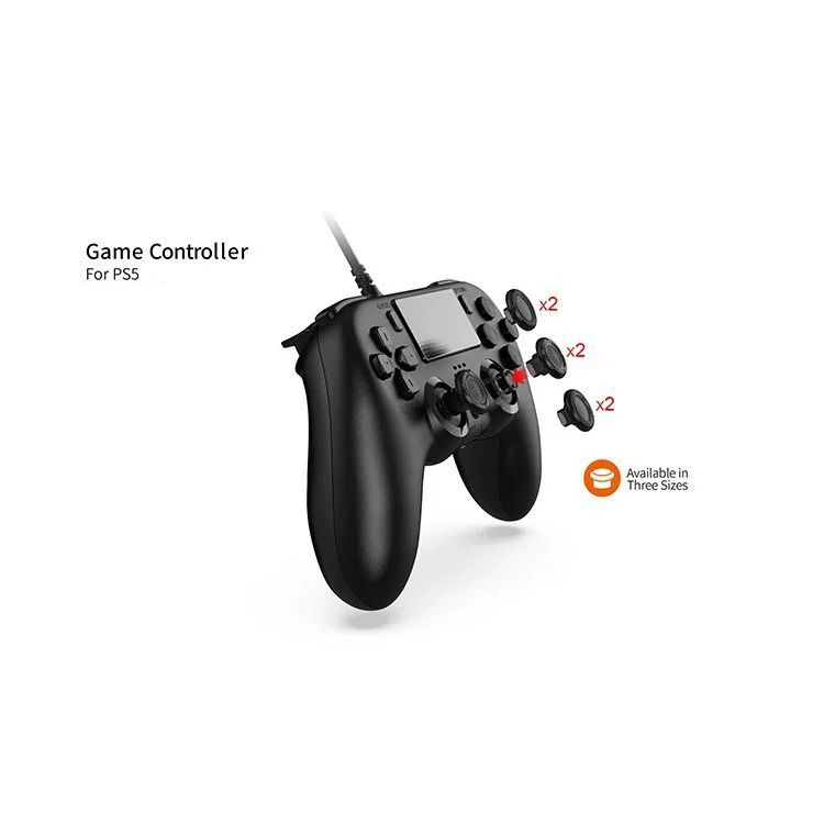 PS5 Pro Wired Controller Sensor Vibration Full Functions Except Haptic Feedback Adaptive - Gallery Image 5