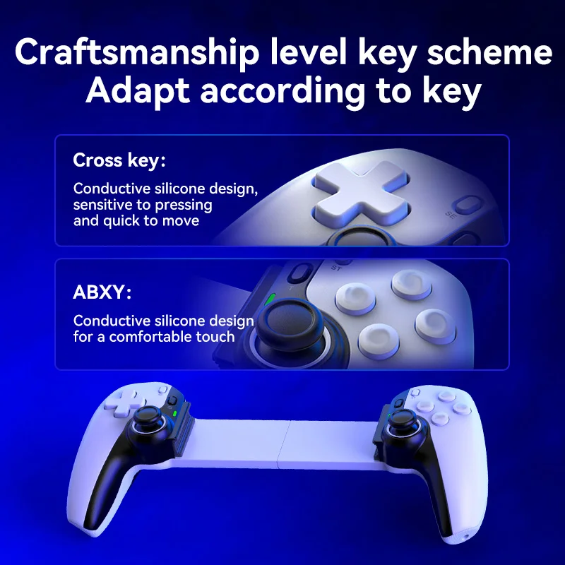 Custom BT Wireless PS4 Joysticks Game Controllers Gamepad for Phone Android PC Playstation 4 - Gallery Image 5