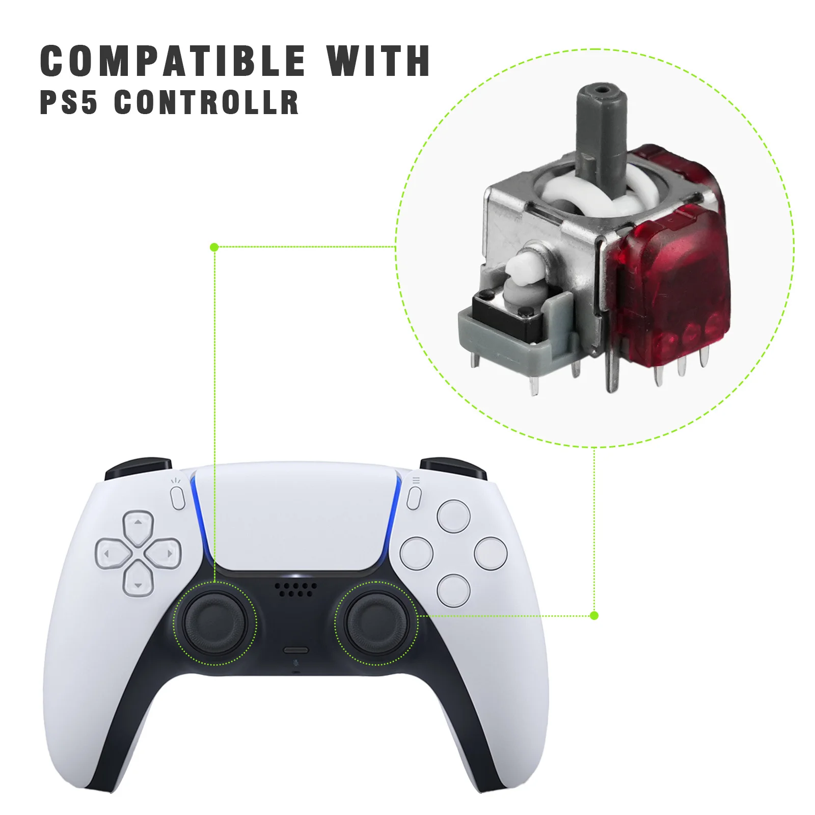 RS13 Wide-Angle TMR Magnetic 3D Analog Joystick Module - Gallery Image 6