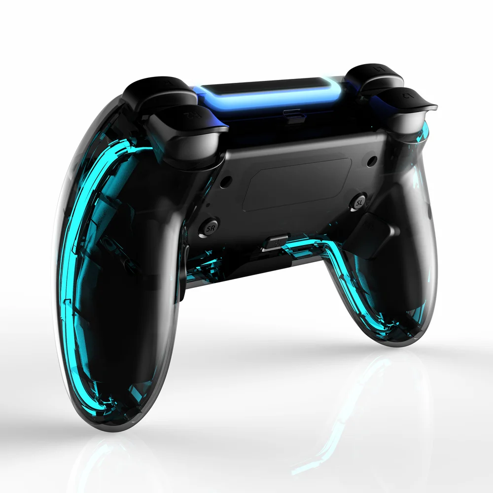 Wireless Controller Compatible for PS4 Slim Pro Console With Touch Pad Audio Gyro Double - Gallery Image 2
