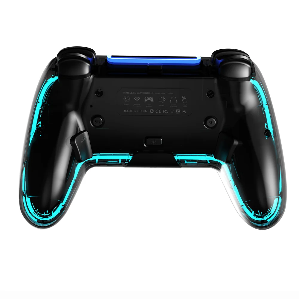 Wireless Controller Compatible for PS4 Slim Pro Console With Touch Pad Audio Gyro Double - Gallery Image 3