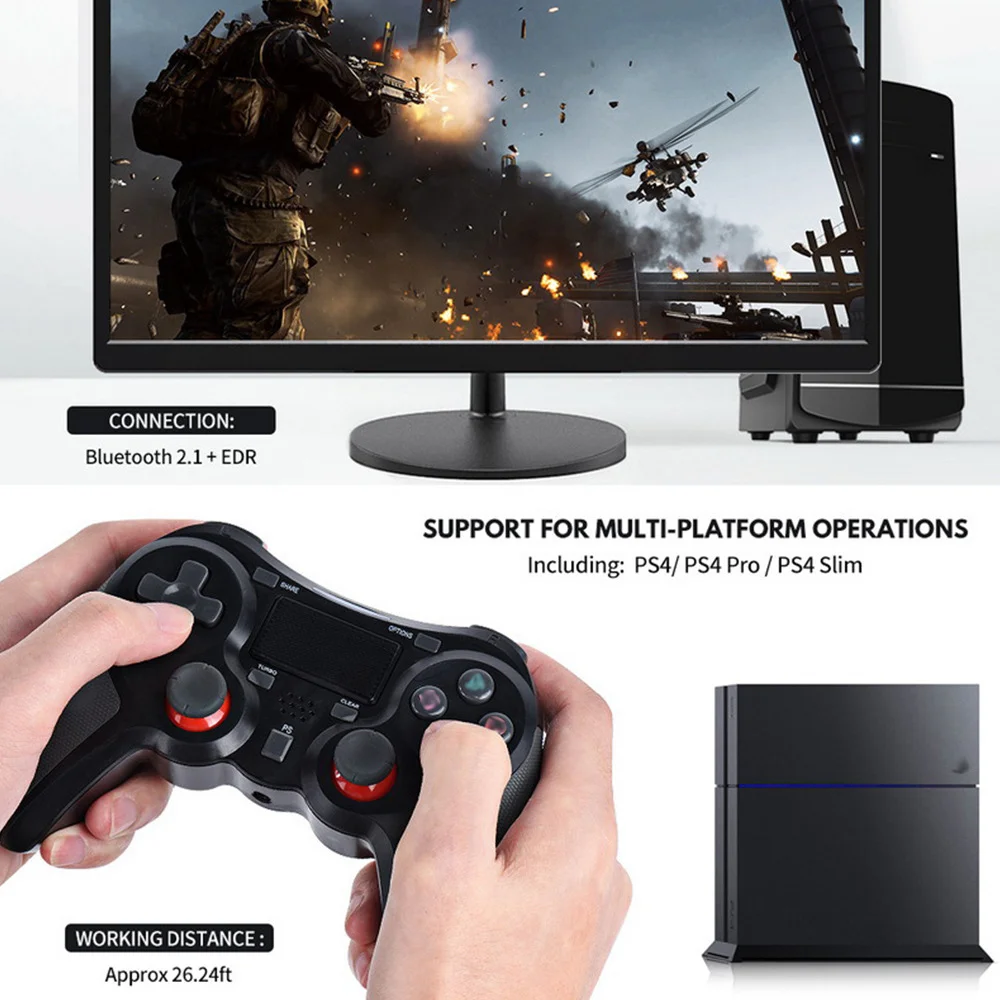 for PS4 Gamepad Game Controller for PS4 Console/PC - Gallery Image 4