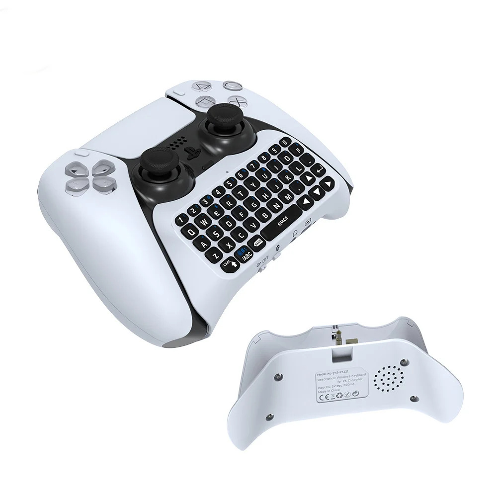 3.5mm Wireless Keyboard BT 3.0 Controller Chat Pad for PS5 Gamepad Mount Mini Keypad Portable