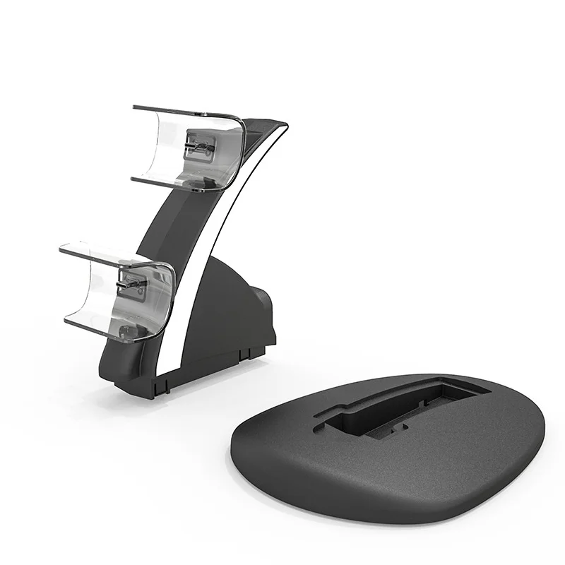 Fast Dual Wireless Controller Charging Station with LED Indicator for PS5 DualSense