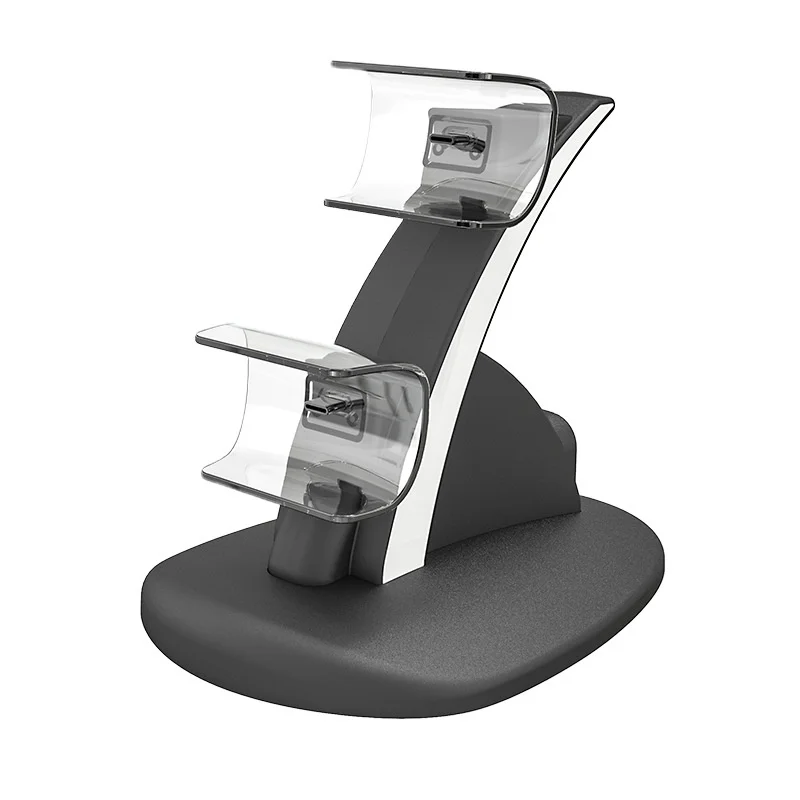 Fast Dual Wireless Controller Charging Station with LED Indicator for PS5 DualSense - Gallery Image 4