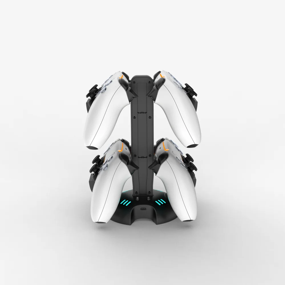 Controller Charging Stand Tower RGB Lights for Dualsense - Gallery Image 3