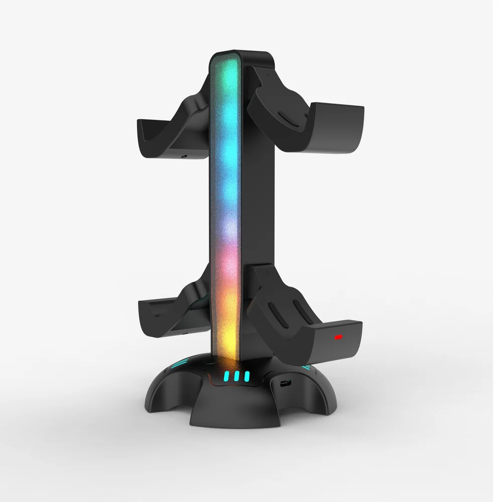 Controller Charging Stand Tower RGB Lights for Dualsense - Gallery Image 5