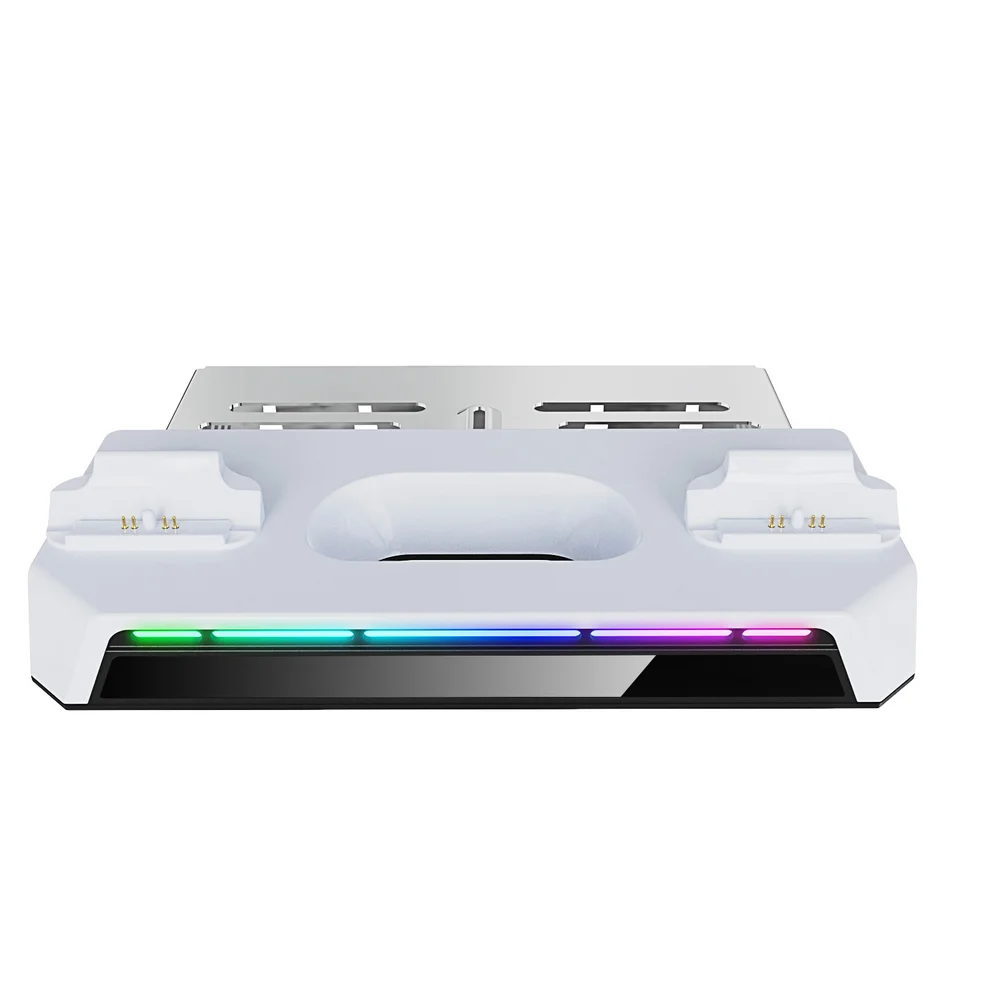 Pro Slim Wall Mount Controller Charging Kit Headset Storage RGB Light Stand for Sony - Gallery Image 4