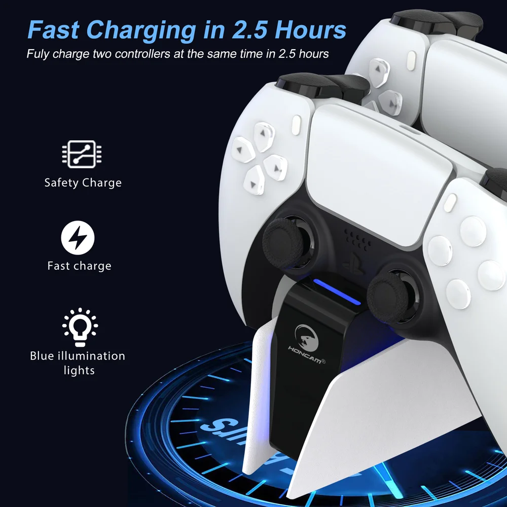 Click in Design Fast Charger Stand Station Other Game Accessories Play Station for Playstation - Gallery Image 3