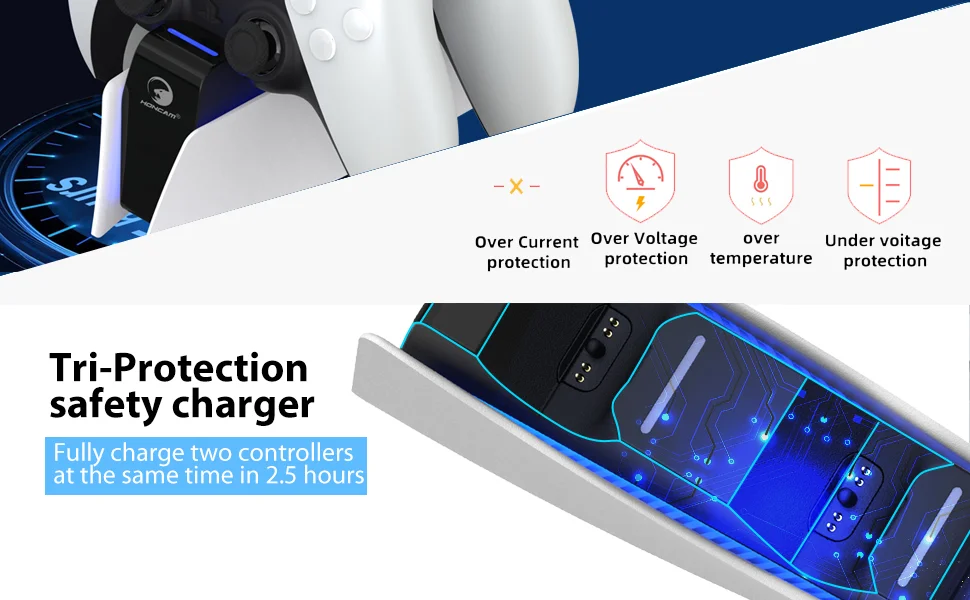 Cargador Charger for PS5 Controller Station Charging Docking Dualsense Wireless Charger - Gallery Image 5