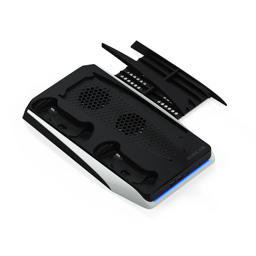 Vertical Stand With Cooling Fans for Playstation 5 Disc & Digital Editions - Gallery Image 3