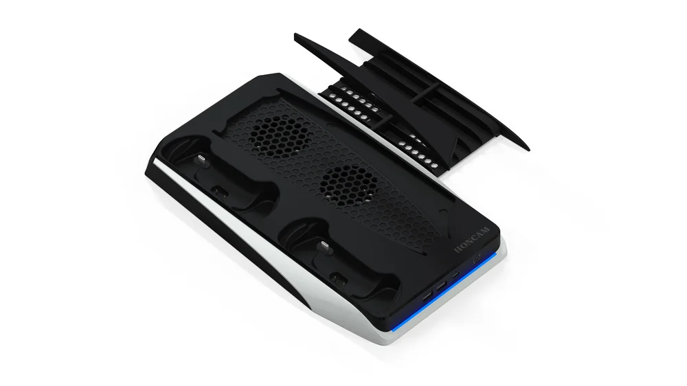 Vertical Stand With Cooling Fans for Playstation 5 Disc & Digital Editions - Gallery Image 6