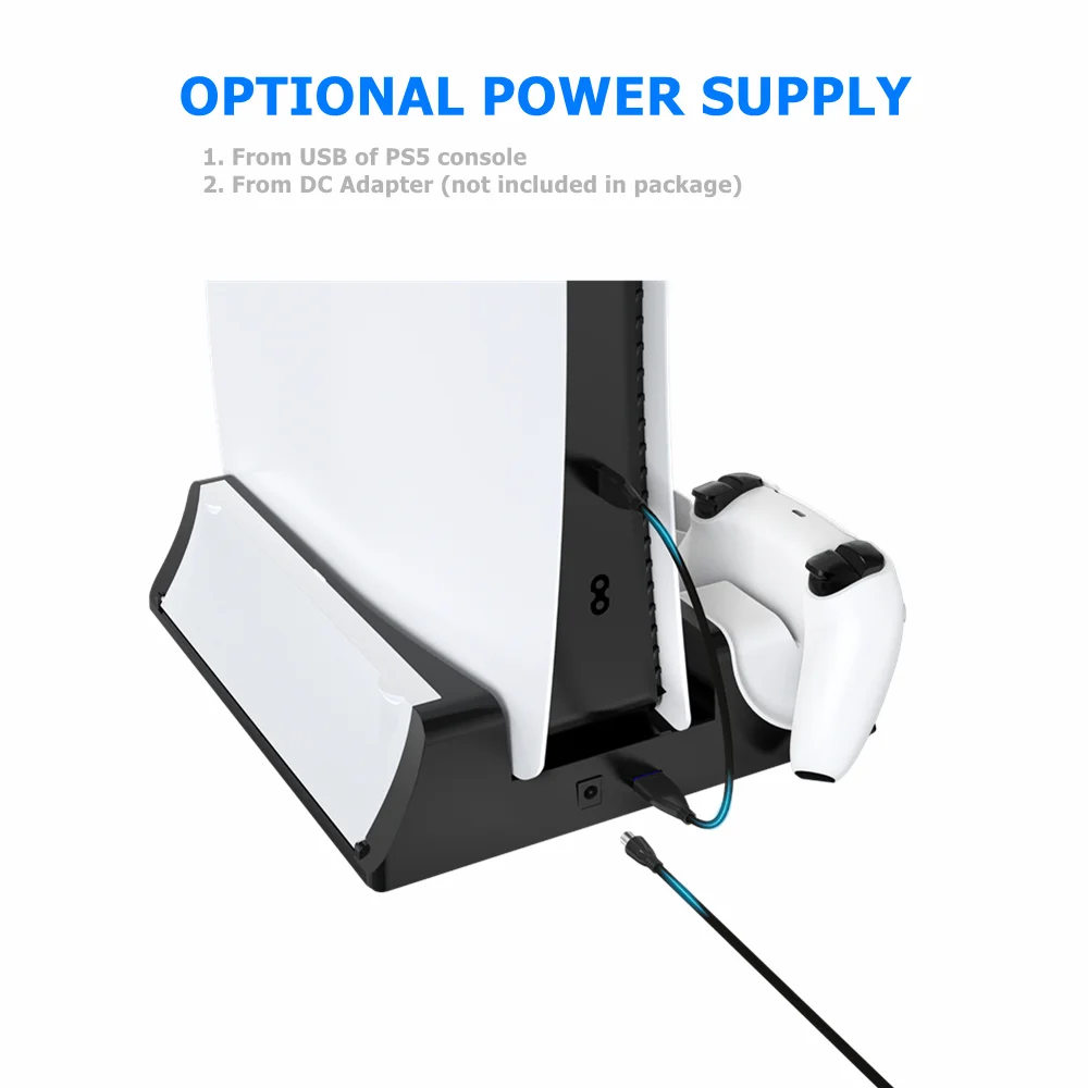 Cooling Stand Vertical SuctionFan Games Console Charging Multifunctional Cooler