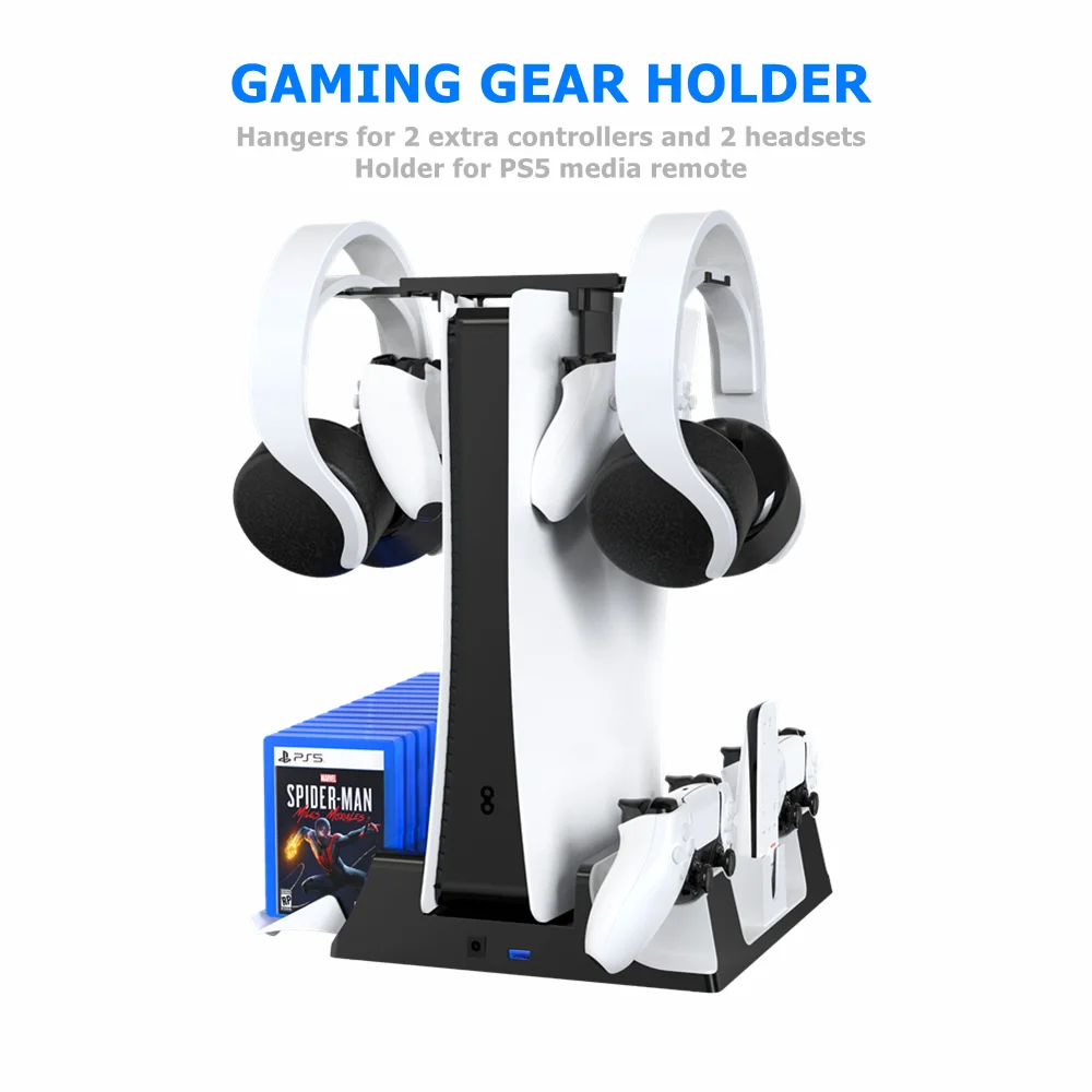 Cooling Stand Vertical SuctionFan Games Console Charging Multifunctional Cooler - Gallery Image 3