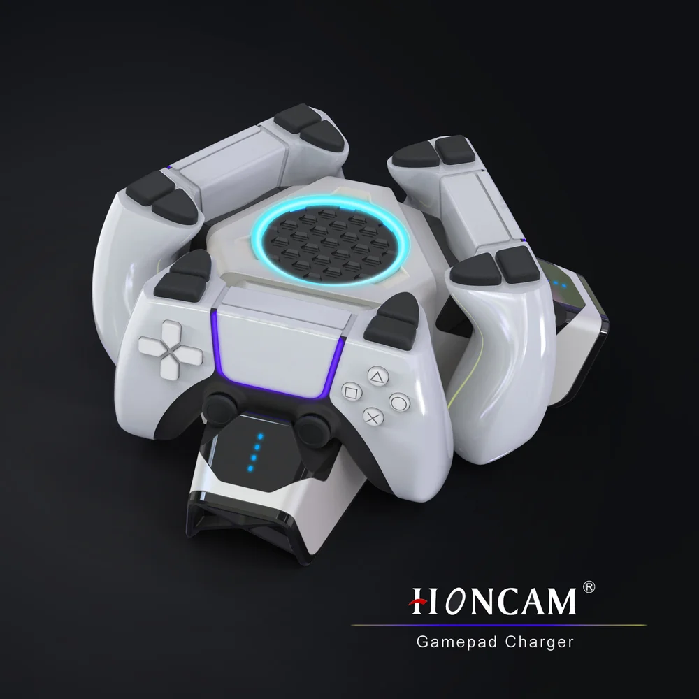 Joystick Controller Charger Stand for Playstation5 Dualsense - Gallery Image 6