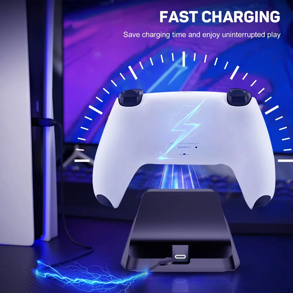 Durable Quick Charging Stand for PS5 Wireless Controller