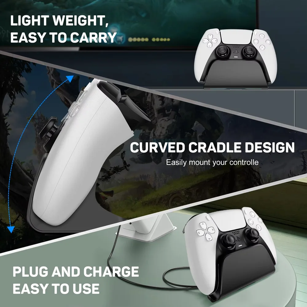 Durable Quick Charging Stand for PS5 Wireless Controller - Gallery Image 6