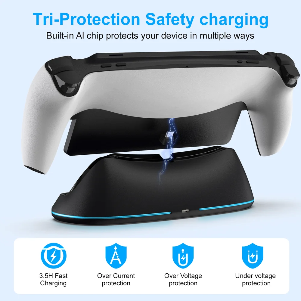 Charging Station Fast Charging Dock Portable Charging Stand With Type C Charging Port for - Gallery Image 2