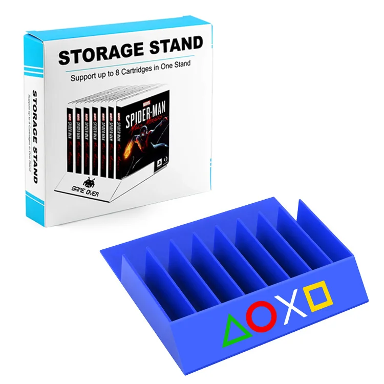 Desktop Compact Game Disc Storage Organizer Rack for PS5 / PS4 - SKU Option 7