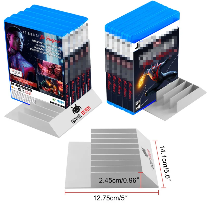 Desktop Compact Game Disc Storage Organizer Rack for PS5 / PS4 - Gallery Image 2
