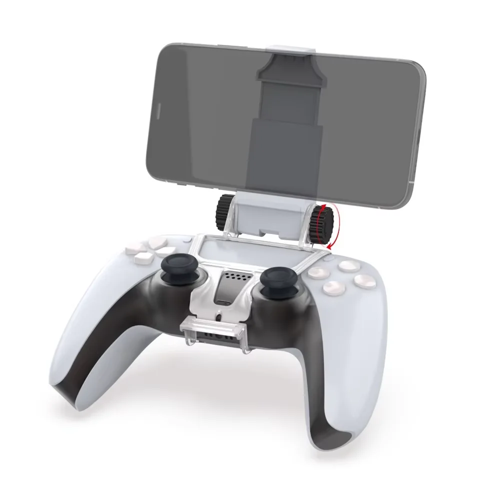 Adjustable 180° Foldable Smartphone Clip Mount Holder for PS5 DualSense - Gallery Image 4
