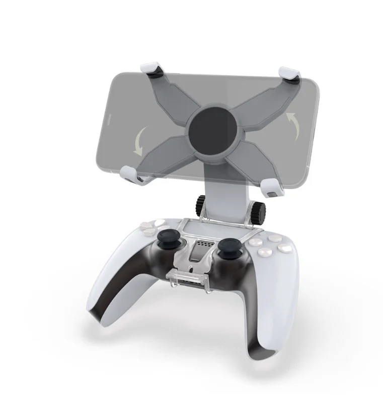 Mobile Phone Clip Holder Clamp for Sony Playstation 5 PS5 Controller Mount Bracket Holder Grip