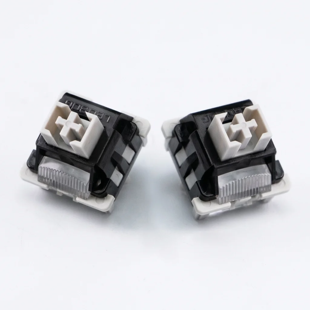 LEOBOG Graywood V4 Linear Mechanical Switch 5-Pin Pre-Lubed Smooth Marble Sound Improved Light Guide RGB Custom Keyboard Switch - Gallery Image 2