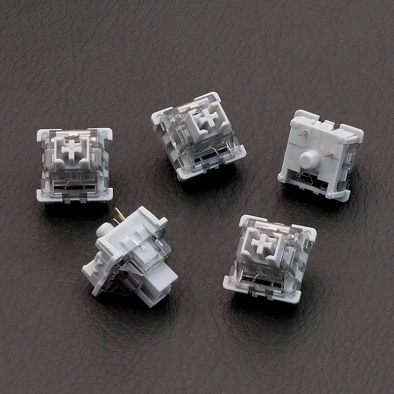 Whosale LEOBOG Graywood V3 Linear Switch Factory Lubed 3Pin Smooth Light Thock Marble Sound Mechanical Keyboard Switch - Gallery Image 4