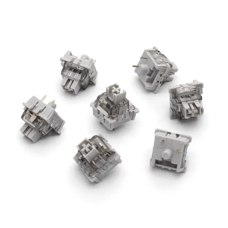 Whosale LEOBOG Graywood V3 Linear Switch Factory Lubed 3Pin Smooth Light Thock Marble Sound Mechanical Keyboard Switch - Gallery Image 5