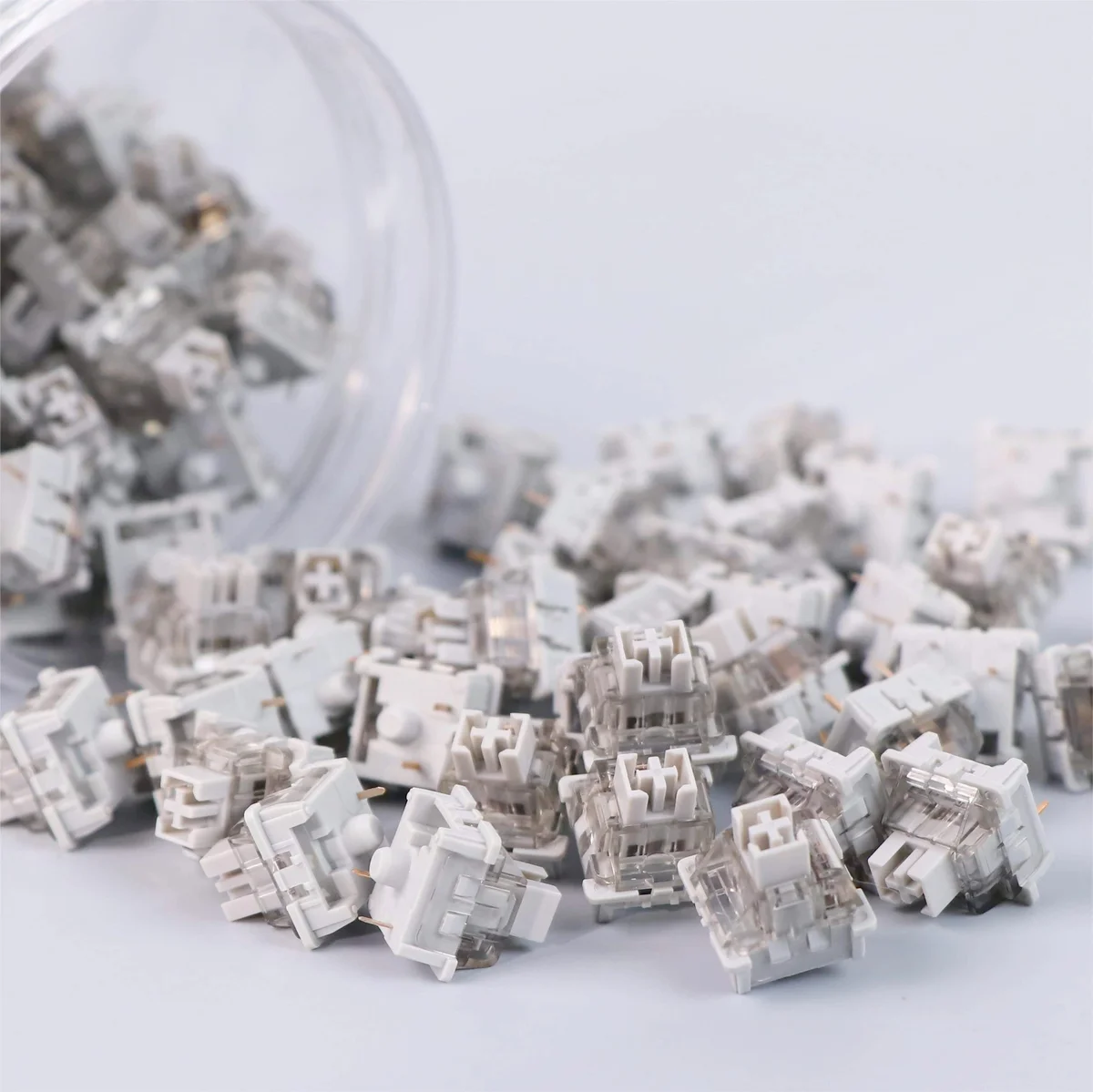 Whosale LEOBOG Graywood V3 Linear Switch Factory Lubed 3Pin Smooth Light Thock Marble Sound Mechanical Keyboard Switch - Gallery Image 6