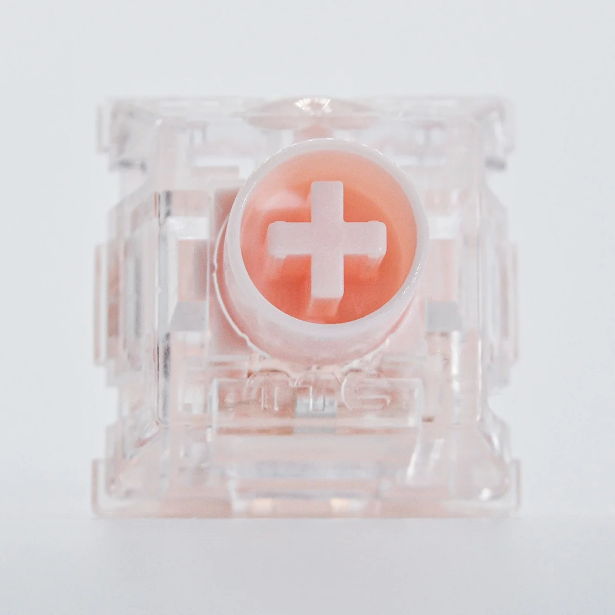 Wholesale TTC Pink Heart Honey V2  Linear Mechanical Keyboard Switches 5 Pin Transparent MX Compatible Key Switch - Gallery Image 2