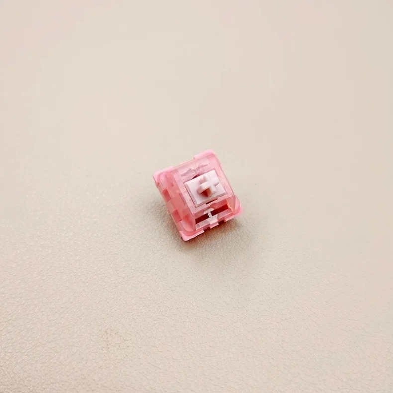 KTT Sakura Switch Linear Mechanical Keyboard Switch 42g Light Force Prelubed 5 Pin Pink Custom Keyboard Switch for Gaming Typing - Gallery Image 5