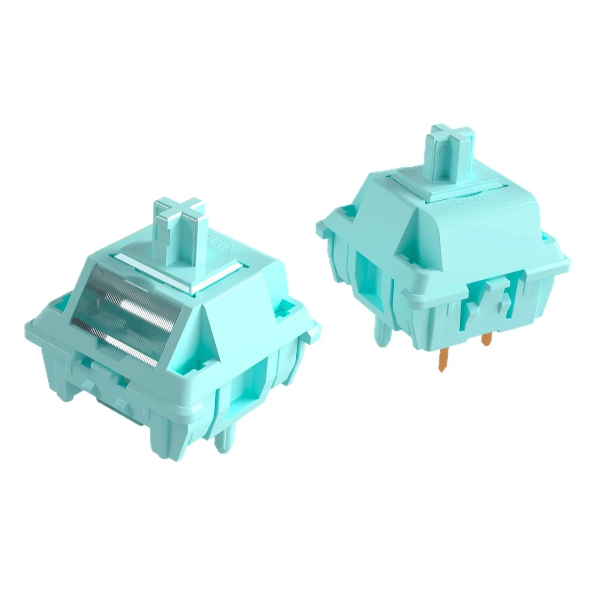 MMD Blue Tide LANXI Silent Linear Switch Pre-lubed 5 Pin DIY Mechanical Keyboard Switch with RGB Light Diffuser - Gallery Image 3