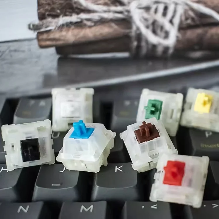 Wholesale Gateron Milky Yellow Pro Switches KS-3 X1 Linear 5 Pin Customized Gaming Mechanical Keyboard Switches - Gallery Image 3