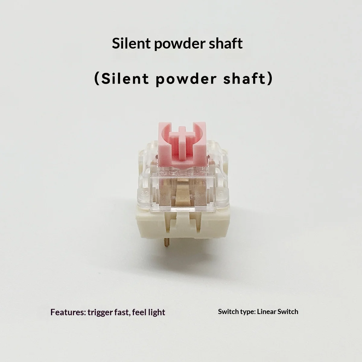 Mechanical Keyboard Cross Shaft Body Linear Key Switch Shaft Red/Blue/Tea/Yellow/Black/Pink/Crystal Shaft - Gallery Image 4