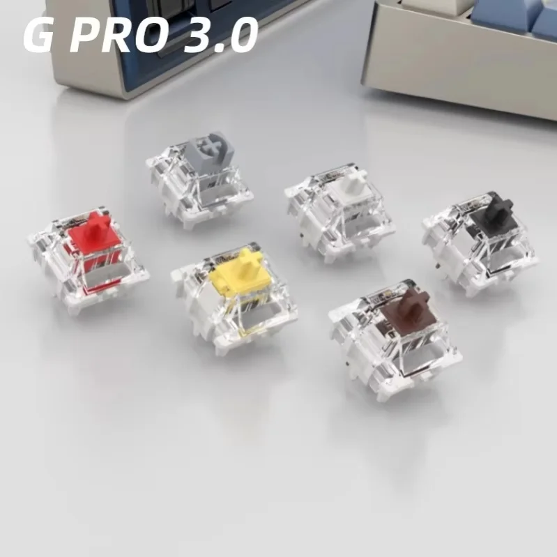 Wholesale Gateron G Pro 3.0 Red Yellow White Silver 3 Pin 5 Pin KS-9 Linear Switch Mechanical Keyboard Hot Swappable DIY Switch - Gallery Image 3