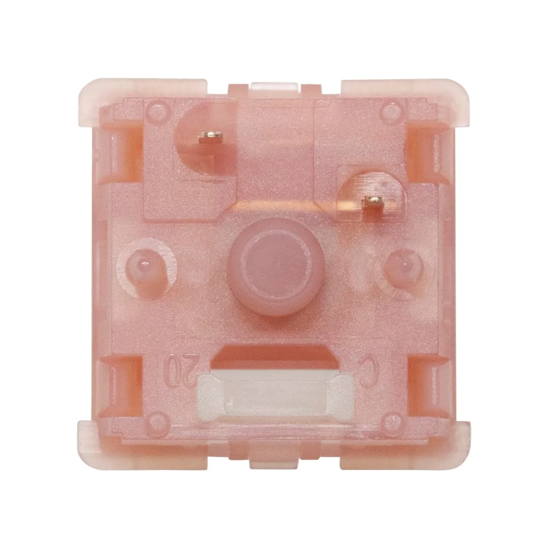 Outemu Silent Peach Lemon V3 Switch With Light Guide Linear Tactile Switch 5-Pin Custom Hot-swap for DIY Mechanical Keyboard - Gallery Image 5